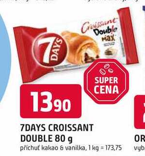 7DAYS CROISSANT DOUBLE 80 g