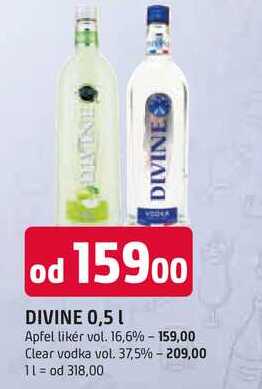 DIVINE 0,5l Apfel likér vol. 16,6%