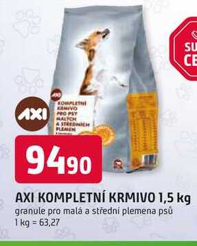 AXI KOMPLETNÍ KRMIVO 1,5 kg 