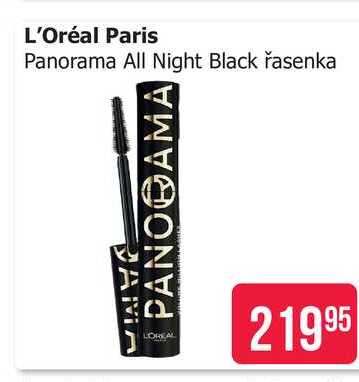 L'Oréal Paris Panorama All Night Black řasenka