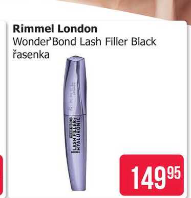 Rimmel London Wonder Bond Lash Filler Black řasenka