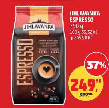 JIHLAVANKA ESPRESSO, 750 g