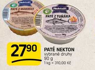 PATÉ NEKTON vybrané druhy 90g 
