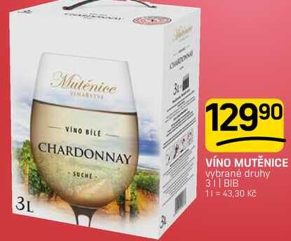 VÍNO MUTĚNICE 3l