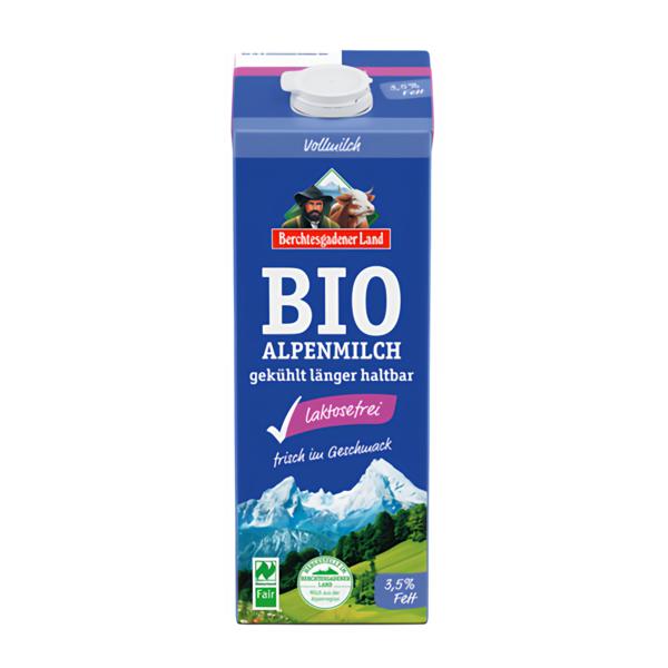 Berchtesgadener Land BIO čerstvé alpské mléko bez laktózy plnotučné