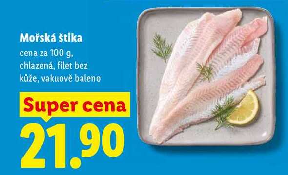 Mořská štika, cena za 100 g