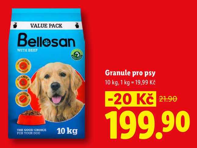 Granule pro psy, 10 kg
