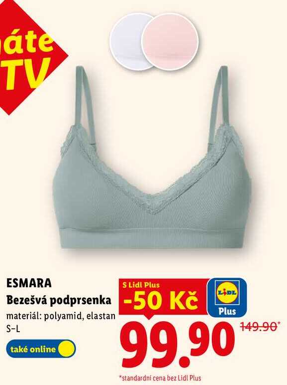 ESMARA Bezešvá podprsenka