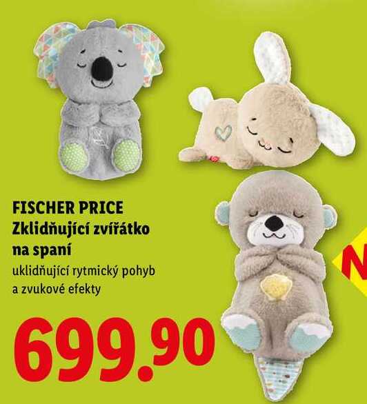 FISCHER PRICE Zklidňující zvířátko na spaní