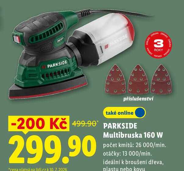 PARKSIDE Multibruska 160 W 