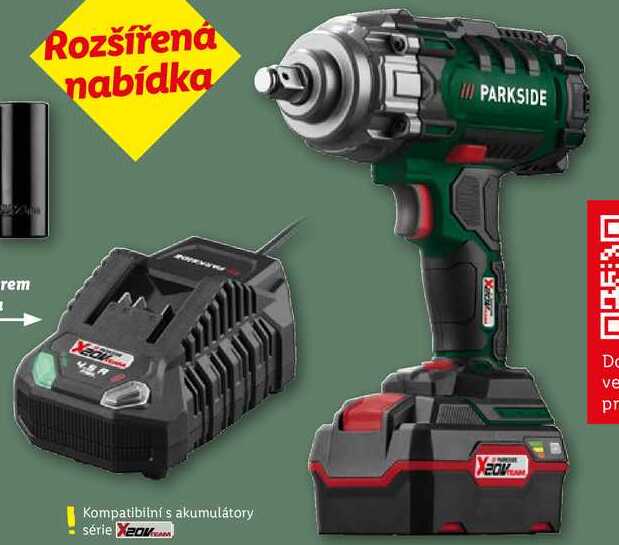 PARKSIDE 20V Aku rázový utahovák s akumulátorem a nabíječkou