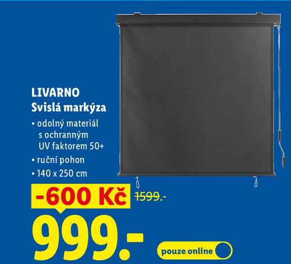 LIVARNO Svislá markýza 