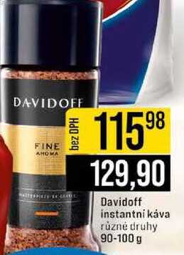 Davidoff instantni káva různé druhy 90-100 g
