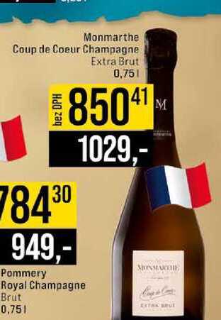 Monmarthe Coup de Coeur Champagne Extra Brut 0,75l