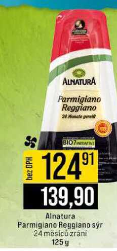 Alnatura Parmigiano Reggiano sýr 24 měsíců zrání 125 g