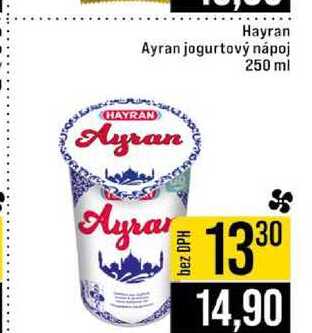 Hayran Ayran jogurtový nápoj 250 ml 