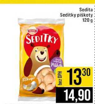 Sedita Seditky piškoty 120 g