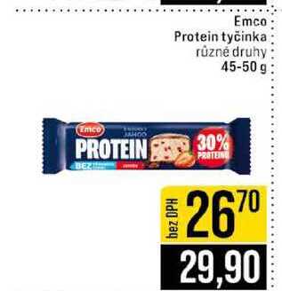 Emco Protein tyčinka různé druhy 45-50 g
