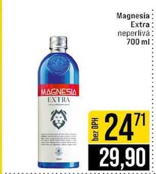 Magnesia Extra neperlivá 700 ml