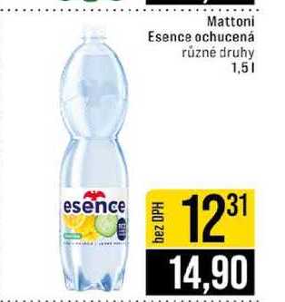 Mattoni Esence ochucená různé druhy 1,5l