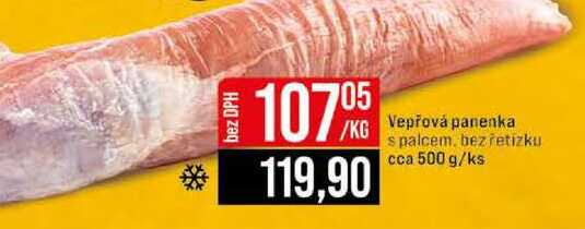Vepřová parienka s palcem, bez řetízku cca 500 g