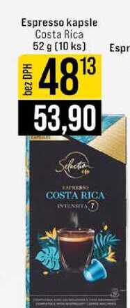 Espresso kapsle Costa Rica 52 g (10 ks)