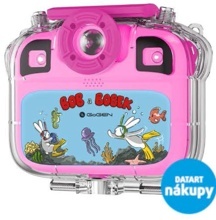 Digitální fotoaparát GoGEN BOB A BOBEK AQUA FOTO růžový