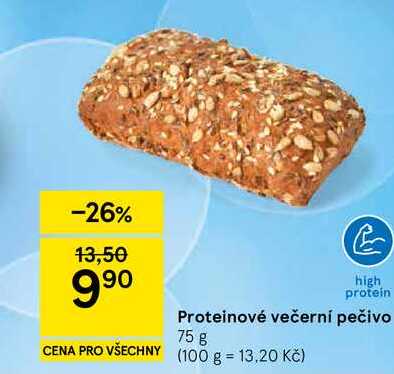Proteinové večerní pečivo, 75 g 
