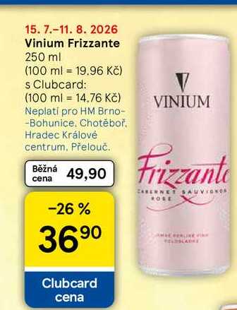 Vinium Frizzante, 250 ml