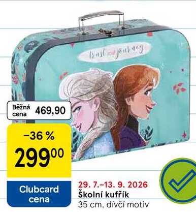Školní kufřík, 35 cm, dívčí motiv 