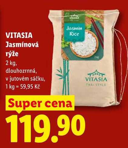 VITASIA Jasmínová rýže, 2 kg