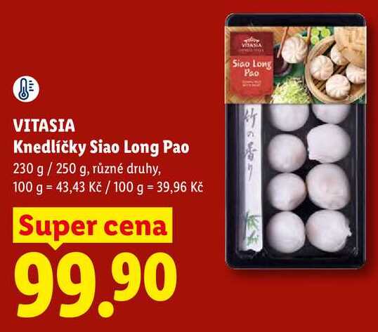 VITASIA Knedlíčky Siao Long Pao, 230 g/250 g