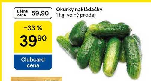 Okurky nakládačky, 1 kg 