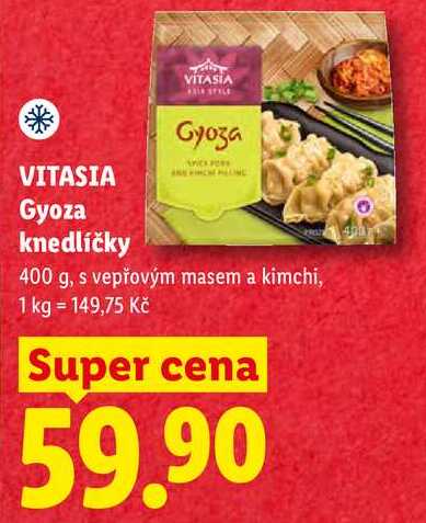 VITASIA Gyoza knedlíčky, 400 g