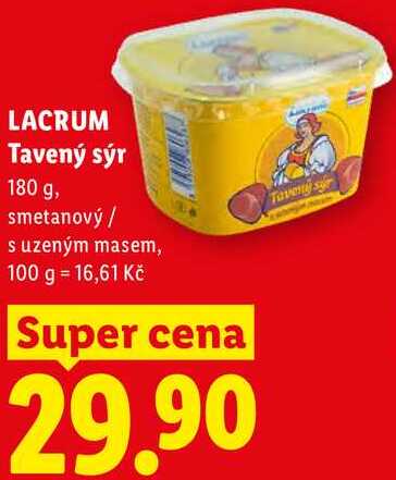 LACRUM Tavený sýr, 180 g