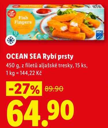 OCEAN SEA Rybí prsty, 450 g