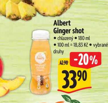  Albert Ginger shot 180 ml