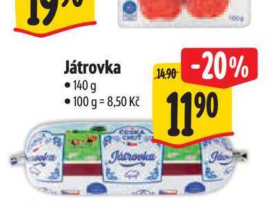 Játrovka  140 g 