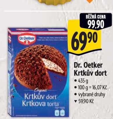 Dr. Oetker Krtkův dort  435 g  