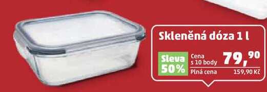 Skleněná dóza 1 l