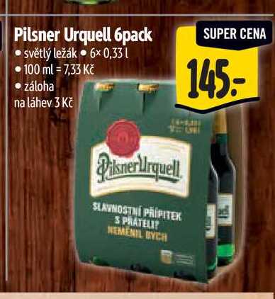 Pilsner Urquell 6 ks