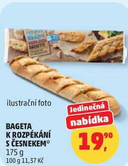 BAGETA K ROZPÉKÁNÍ S ČESNEKEM, 175 g  