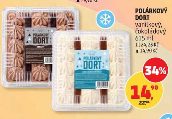 POLÁRKOVÝ DORT vanilkový, 615 ml