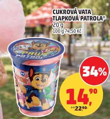 CUKROVÁ VATA TLAPKOVÁ PATROLA, 20g   