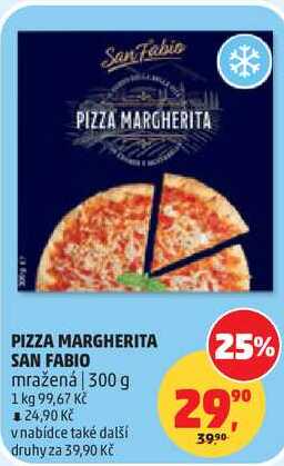 PIZZA MARGHERITA SAN FABIO mražená, 300 g