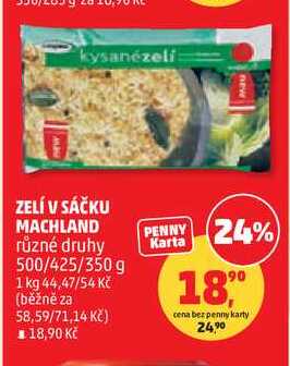 MACHLAND zelí v sáčku různé druhy, 500/425/350 g  