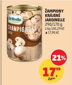 ŽAMPIONY KRÁJENÉ JARDINELLE, 290/170 g  
