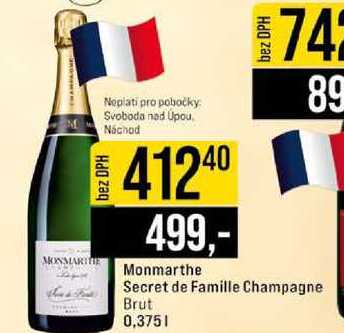Monmarthe Secret de Famille Champagne Brut 0,375l