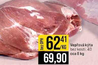 Vepřová kyta bez kosti, 40 cca 8 kg 1kg