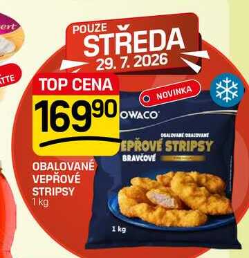 OBALOVANÉ VEPŘOVÉ STRIPSY 1 kg